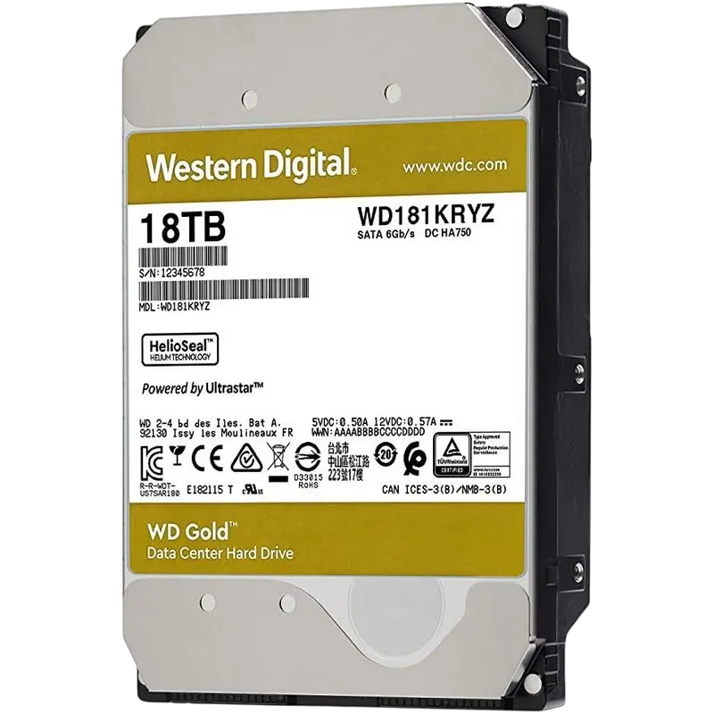 Жесткий диск Western Digital WD Gold 18 ТБ