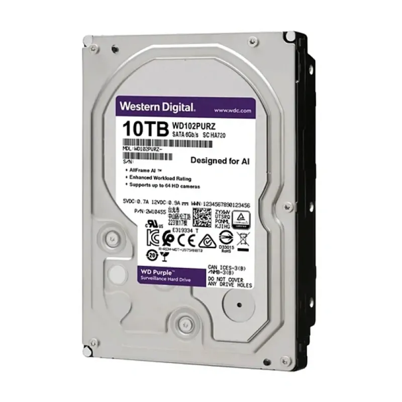 Hikvision WD102PURX HDD WD Purple 10ТБ