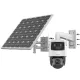 Hikvision DS-2SE7C432IWG-K/4G/14 4MP 4G Set cameră PTZ rețea TandemVu cu baterie și panou solar