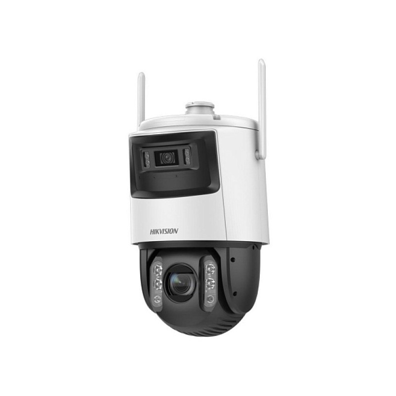 Hikvision DS-2SE7C432IWG-K/4G/14 4MP 4G Set cameră PTZ rețea TandemVu cu baterie și panou solar