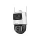Hikvision DS-2SE7C432IWG-K/4G/14 4MP 4G Set cameră PTZ rețea TandemVu cu baterie și panou solar