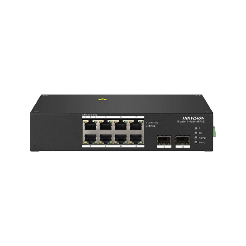 Hikvision DS-3T0510HP Промышленный гигабитный PoE коммутатор 
