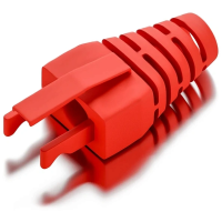 Capac pentru conector RJ-45, roșu