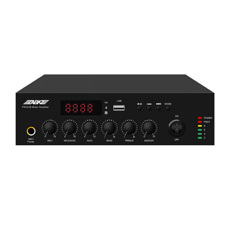 Mini-amplificator multifuncțional cu modul Bluetooth, USB și radio FM integrat PA250UB.