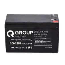 Qgroup SG-1207 Acumulator 12V, 7Ah