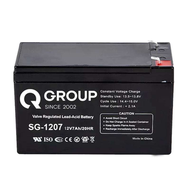 Qgroup SG-1207 Acumulator 12V, 7Ah