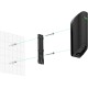 Ajax MotionProtect Curtain Black EU Senzor wireless de mișcare tip "perdea"