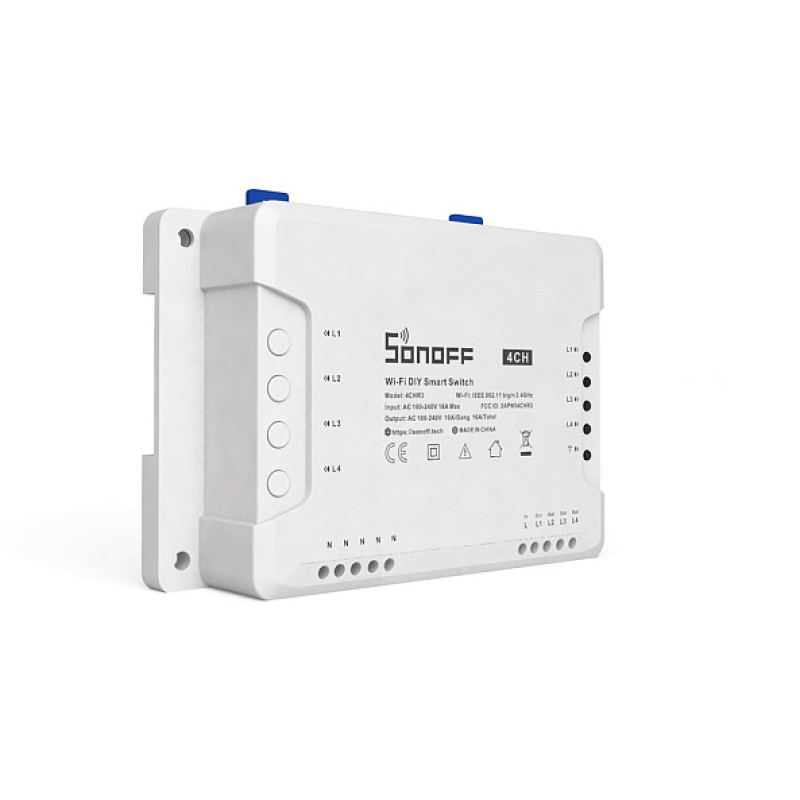 Sonoff 4CHR3 Releu Wi-Fi cu 4 canale
