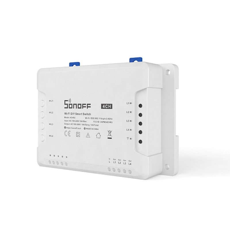 Sonoff 4CHR3 Releu Wi-Fi cu 4 canale