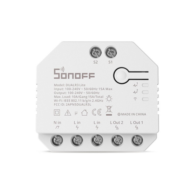 Sonoff DUALR3 Relé Wi-Fi bidirecțional