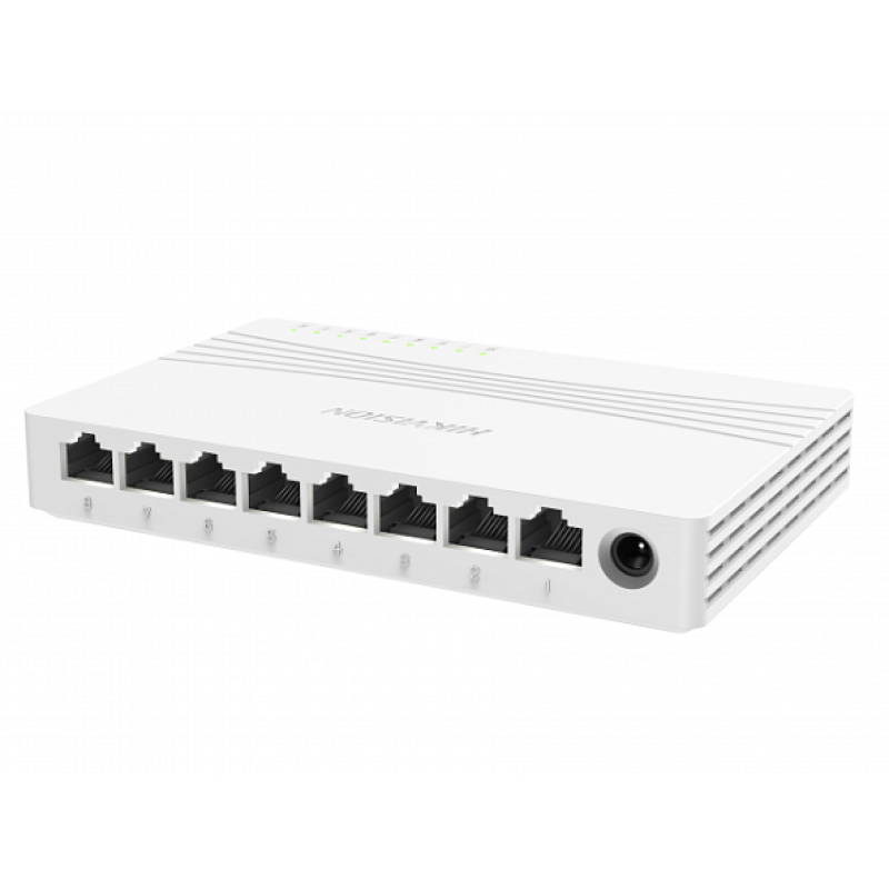 Hikvision DS-3E0508D-E Comutator gigabit de birou cu 8 porturi.