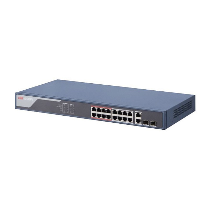Hikvision DS-3E1318P-SI Comutator PoE+ de monitorizare SMART de birou.